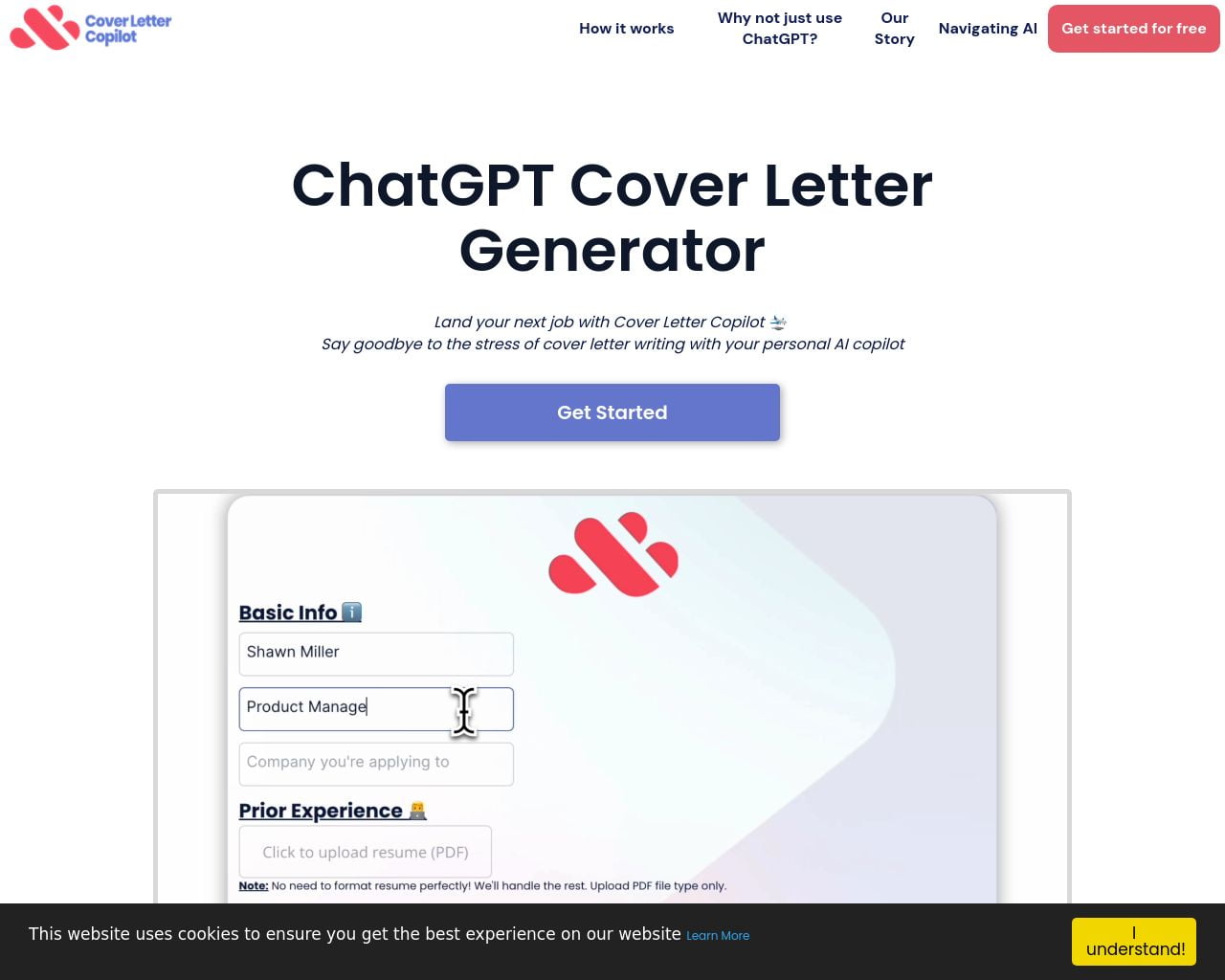 cover letter copilot ai