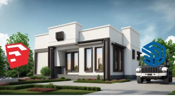 3Bedroom Bungalow SketchUp Pro from basic to advance level.