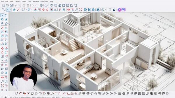 Beginner To professional interior designer using SketchUp