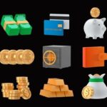 Create 3D finance icon set with Cinema 4D