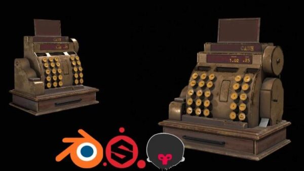 Creating a Cash Register in Blender and Substance Painter