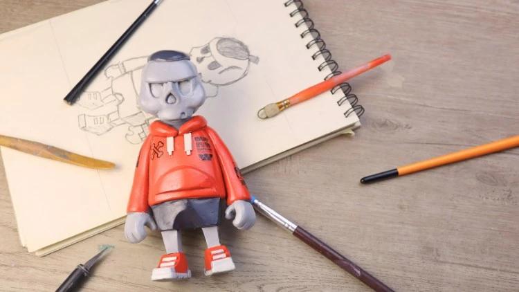 Creating an Art Toy:Sculpting Designer Toy With Polymer Clay