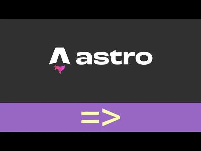 Introduction to the Astro web framework