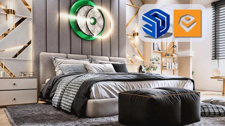 Realistic Bedroom Rendering with Enscape 4.2